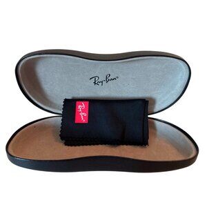 Ray-Ban Eyeglasses Sunglasses‎ Black Clamshell Case OS